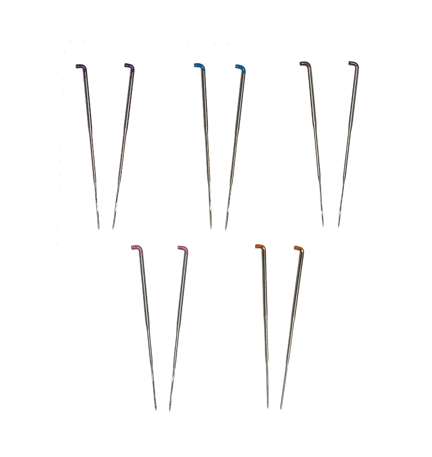[Trial Set of 10] 5-Type Needle Set: 2 Spiral Types + Twisted Star + Reverse Needle